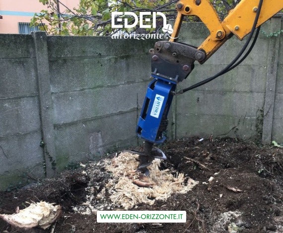 trivellazione ceppaie giardini