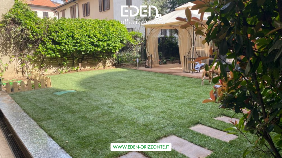 Prato a rotoli posato in provincia di milano