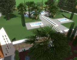 Eden progettazione 3d giardini privati condominio aree verdi