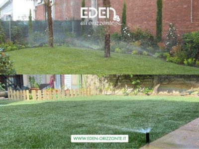 Impianto irrigazione giardino privato e condominiale